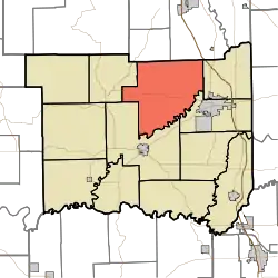 Location in Jackson County