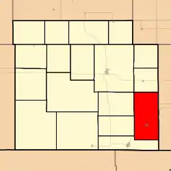 Location in Barber County