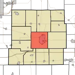 Location in Henry County