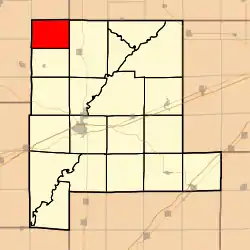 Location in Fayette County