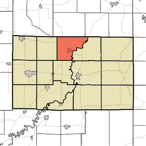 Location in Greene County