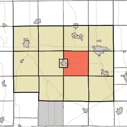 Location in Noble County