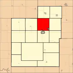 Location in Jackson County