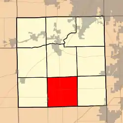 Location in Kendall County