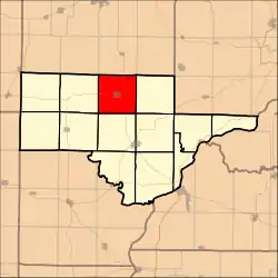 Location in Schuyler County