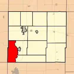 Location in Allen County