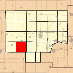 Location in Bureau County