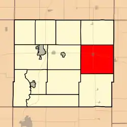 Location in Allen County