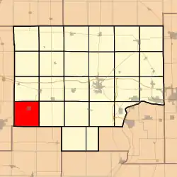 Location in Bureau County