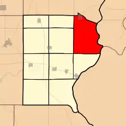 Location in Gallatin County