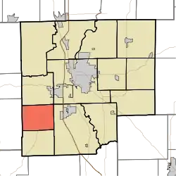 Location in Bartholomew County