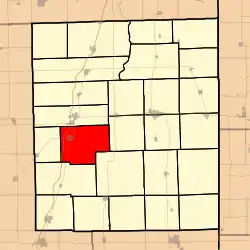 Location in Iroquois County