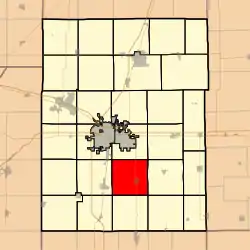 Location in Champaign County