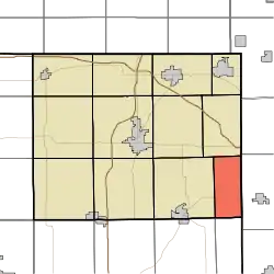 Location in Steuben County