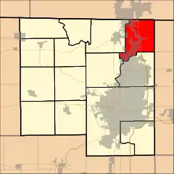 Location in Winnebago County