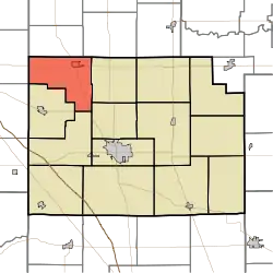 Location of Ross Township in Clinton County