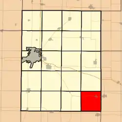 Location in Knox County