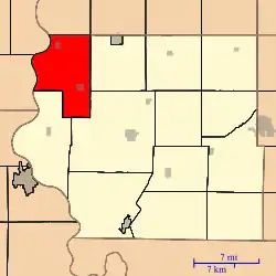 Location in Fremont County