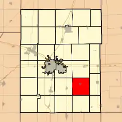 Location in Champaign County