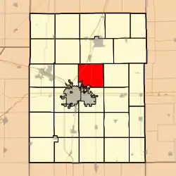 Location in Champaign County