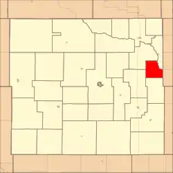 Location in Custer County