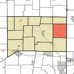 Location of Springfield Township in Franklin County