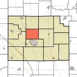 Location of Union Township in Clinton County