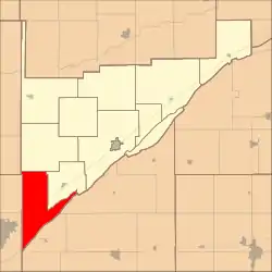 Location in Merrick County