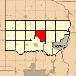 Location in Clinton County