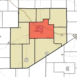 Location of Washington Township in Decatur County