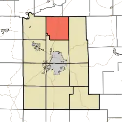 Location in Monroe County