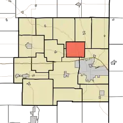 Location in Wayne County