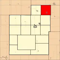 Location in Jackson County