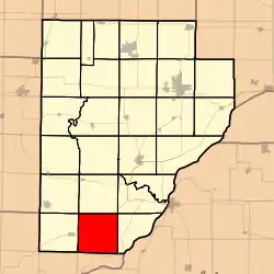 Location in Fulton County