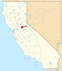 Location in the state of California