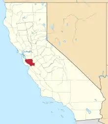 Location in the state of California