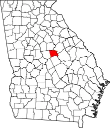 State map highlighting Baldwin County