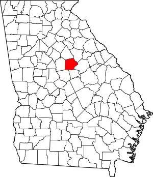 State map highlighting Putnam County