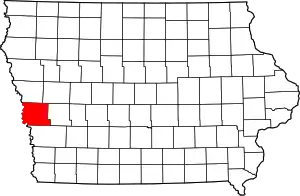 Harrison County map