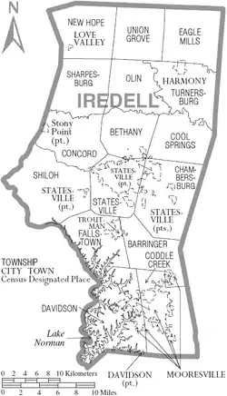 Coddle Creek Township in Iredell County