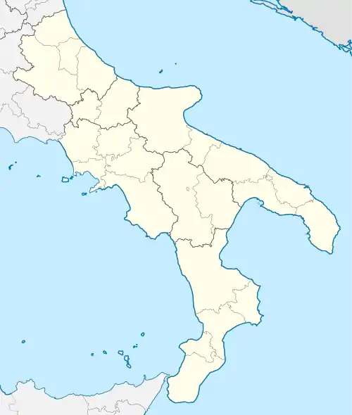 Capurso is located in Southern Italy