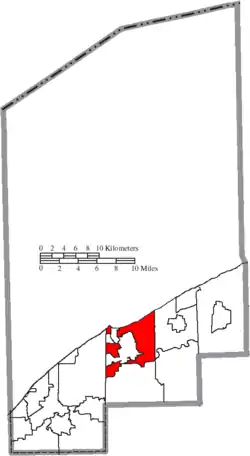 Location of Painesville Township in Lake County