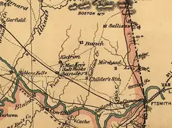 Location of MacKey's Salt Works in the old Cherokee Nation