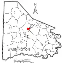 Location of McGovern in Washington County