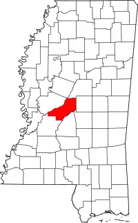 Map of Mississippi highlighting Madison County