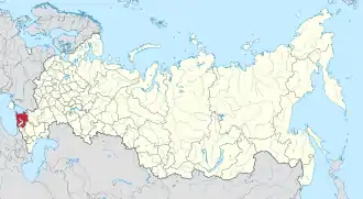 Location of Praskoveyevka