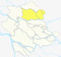 Location of Beijiao in Shunde