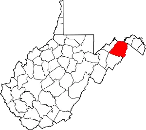 Hampshire County map