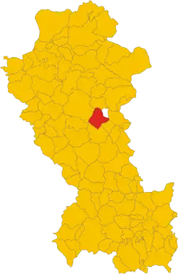 Brindisi Montagna within the Province of Potenza