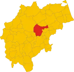 Tolentino within the Province of Macerata